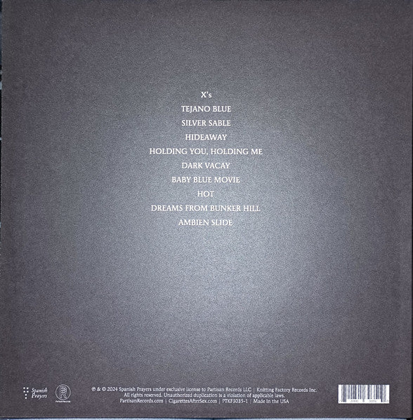 Cigarettes After Sex - X's - New LP Record 2024 Partisan Spanish Prayers Black Vinyl - Dream Pop - Shuga Records
