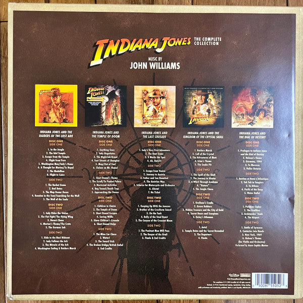 John Williams - Indiana Jones (The Complete Collection) - New 10 LP Record Box Set 2024 Disney 180 gram Vinyl - Score - Shuga Records