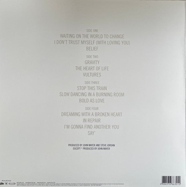 John Mayer - Continuum (2006) - Mint- 2 LP Record 2010 Music On Vinyl Columbia Europe 180 gram Vinyl - Alternative Rock / Blues Rock - Shuga Records