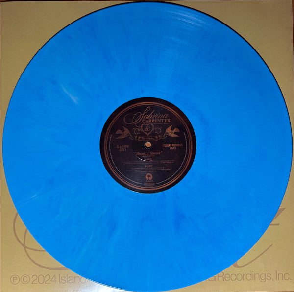 Signed Autographed - Sabrina Carpenter - Short N' Sweet - New (Opened to verify) LP Record 2024 Island Light Sky Blue Vinyl, Poster & Signed Large Insert - Pop / Dance-pop - Shuga Records