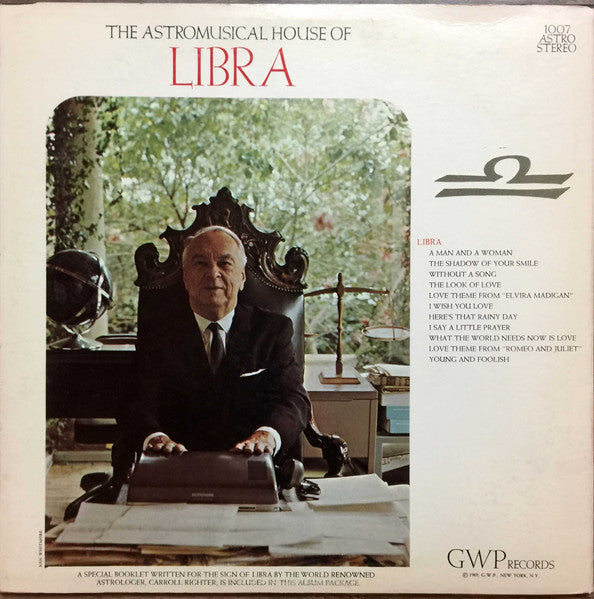 Unknown Artist - The Astromusical House Of Libra - Mint- LP Record 1969 GWP USA Vinyl & Booklet - Spoken Word / Jazz