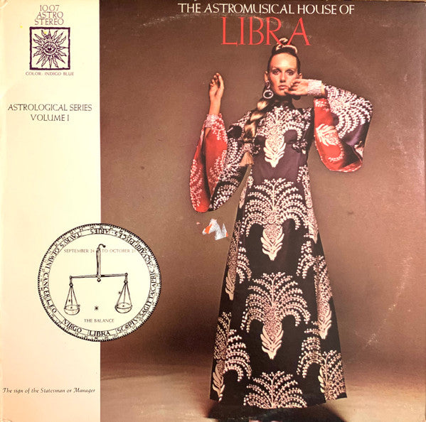 Unknown Artist - The Astromusical House Of Libra - Mint- LP Record 1969 GWP USA Vinyl & Booklet - Spoken Word / Jazz