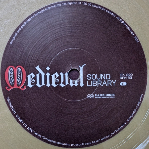 Teenage Engineering - EP–1320 Medieval Sound Library - New 10" EP Record 2024 Sweden Gold Vinyl - Electronic / Abstract / Dungeon Synth - Shuga Records