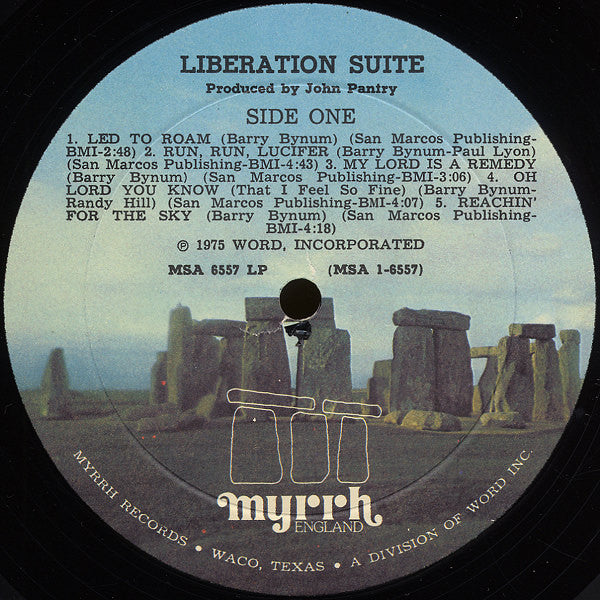 Liberation Suite - Liberation Suite - VG+ LP Record 1975 Myrrh USA Vinyl Classic Rock / Xian - Shuga Records