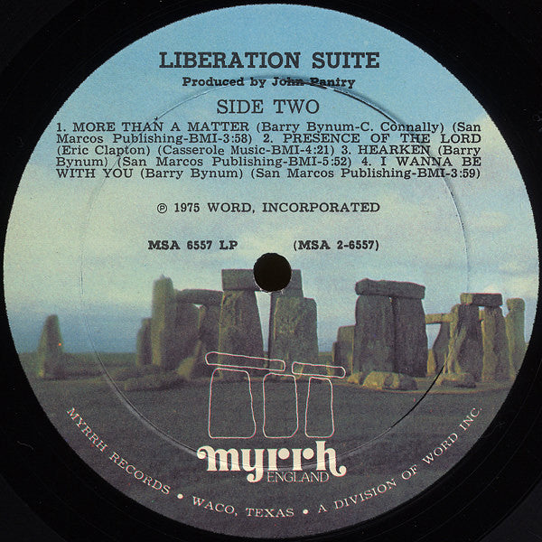Liberation Suite - Liberation Suite - VG+ LP Record 1975 Myrrh USA Vinyl Classic Rock / Xian - Shuga Records