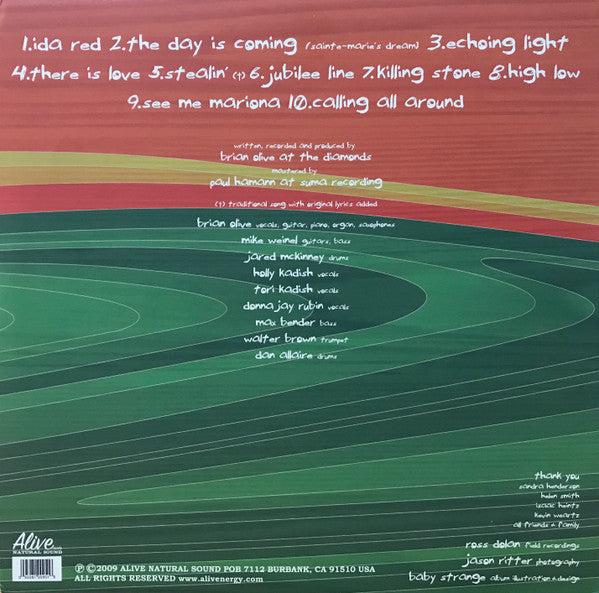Brian Olive - Brian Olive - New LP Record 2009 Alive USA Green Vinyl - Garage Rock - Shuga Records