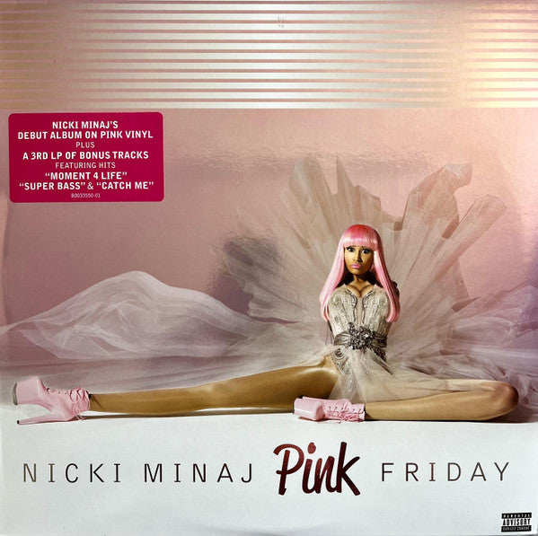 Nicki Minaj - Pink Friday (2011) - New 3 LP Record 2022 Cash Money Republic Pink Vinyl - Hip Hop / Pop Rap - Shuga Records
