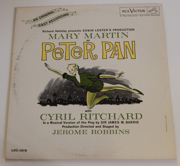 Mary Martin - Peter Pan (An Original Cast Recording 1954) - VG LP Record 1964 RCA USA Mono Vinyl - Musical / Score - Shuga Records