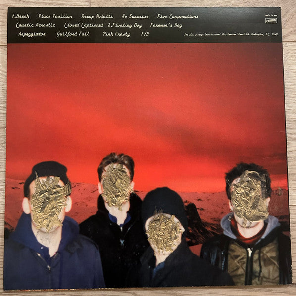 Fugazi - End Hits (1998) - VG+ LP Record 2009 Dischord USA Vinyl - Punk Rock / Indie Rock - Shuga Records