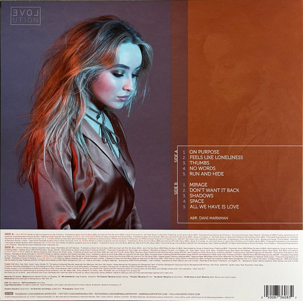 Sabrina Carpenter - Evolution (2019) - New LP Record 2024