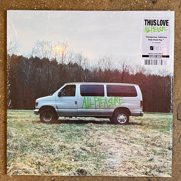 THUS LOVE - All Pleasure - New LP Record 2024 Captured Tracks Silver Vinyl - Post-Punk / Pop - Shuga Records