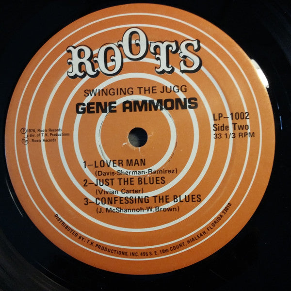 Gene Ammons - Swinging The Jugg - VG+ LP Record 1976 Roots USA Vinyl - Jazz / Soul-Jazz - Shuga Records