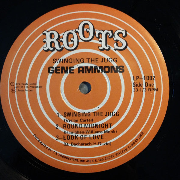 Gene Ammons - Swinging The Jugg - VG+ LP Record 1976 Roots USA Vinyl - Jazz / Soul-Jazz - Shuga Records