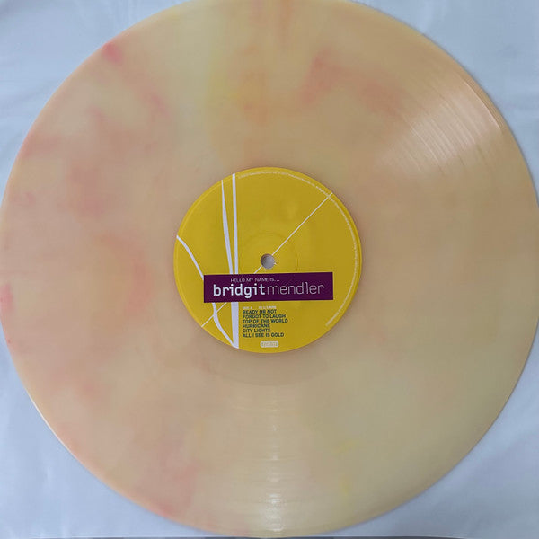 Bridgit Mendler - Hello My Name Is… - New LP Record 2025 Hollywood Urban Outfitters Exclusive Clear With Pink And Yellow Wisps Vinyl - Pop / Alt-Pop - Shuga Records