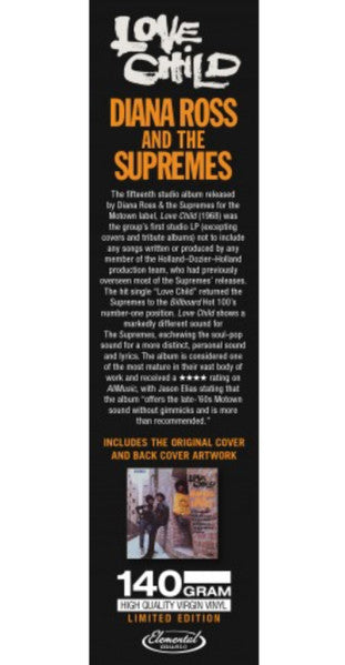 Diana Ross And The Supremes - Love Child (1968) - New LP Record 2024 Motown Elemental Music Vinyl - Soul / Rhythm & Blues - Shuga Records
