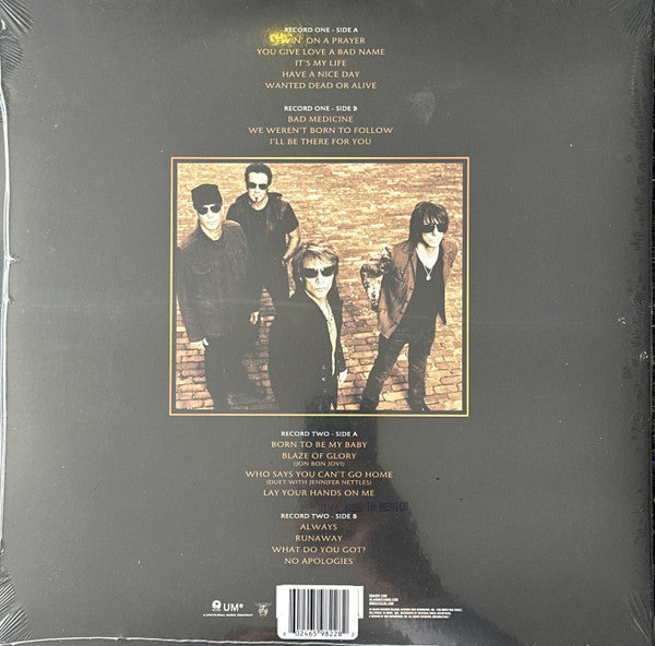 Bon Jovi - Greatest Hits (2010) - New 2 LP Record 2024 Island Barnes & Noble Exclusive Gold Splatter Vinyl - Pop Rock / Hard Rock / Arena Rock - Shuga Records