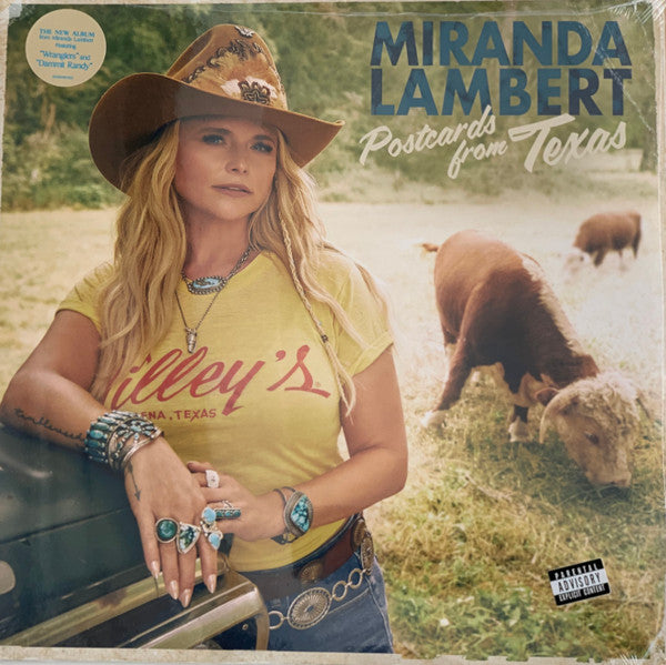 Miranda Lambert - Postcards From Texas - New 2 LP Record 2024 Republic Big Loud Vanner Sea Blue Vinyl & Postcard - Country - Shuga Records