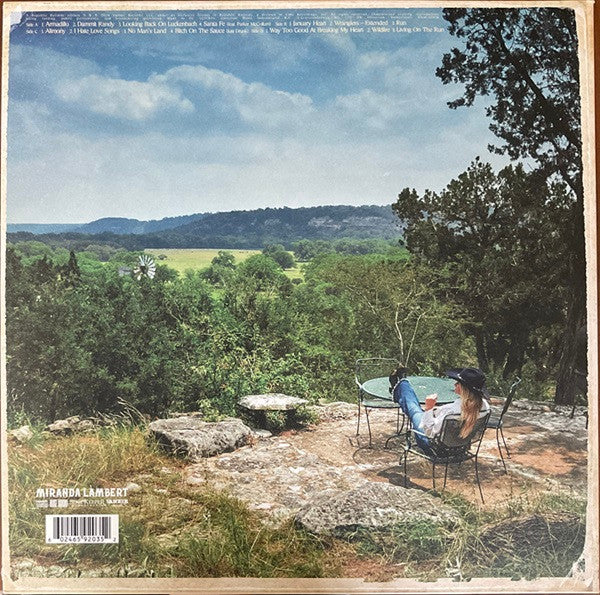 Miranda Lambert - Postcards From Texas - New 2 LP Record 2024 Republic Big Loud Vanner Sea Blue Vinyl & Postcard - Country - Shuga Records