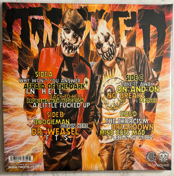 Twiztid - The Darkness - New 2 LP Record 2024 Majik Ninja USA Half Blue/Half Orange Vinyl - Hip Hop / Horrorcore - Shuga Records
