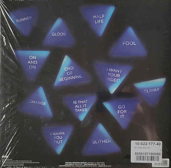 Djo - Decide (2022) - New LP Record 2024 AWAL Blue Swirl Transparent Vinyl - Rock / Psychedelic Rock / Alternative Rock / Pop Rock