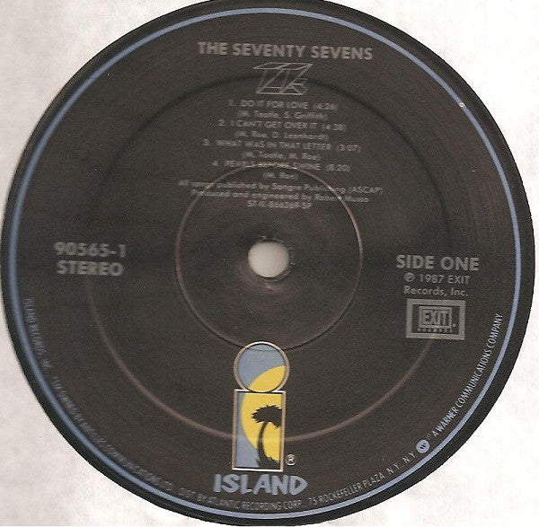 The Seventy Sevens - The 77's - VG+ LP Record 1987 Island Exit USA Vinyl & Press Kit - Alternative Rock / New Wave / Xian - Shuga Records