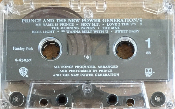 Prince And The New Power Generation - Love Symbol - VG+ Cassette 1992 Paisley Park Warner USA Tape - Pop / Funk / Soul / Minneapolis Sound - Shuga Records