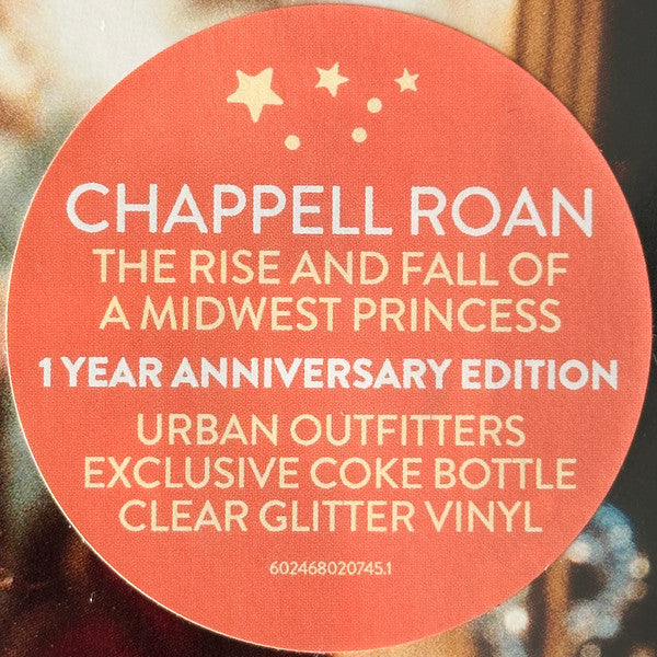 Chappell Roan - The Rise & Fall Of A Midwest Princess (2023) - New 2 LP Record 2024 Island Urban Outfitters Exclusive Coke Bottle Clear Glitter Vinyl - Dance-Pop / Alt-Pop - Shuga Records