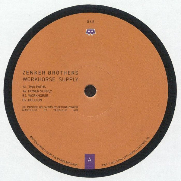 Zenker Brothers - Workhorse Supply - New 12" Single Record 2024 Ilian Tape Germany Vinyl - Techno / Breakbeat - Shuga Records