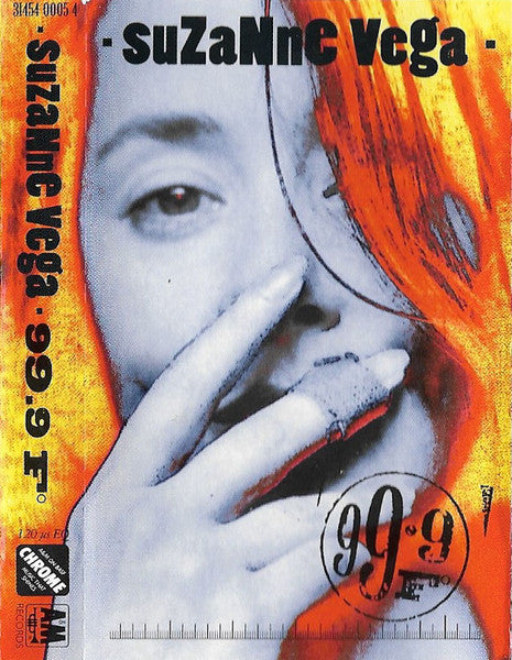 Suzanne Vega - 99.9 F° - VG+ Cassette 1992 A&M USA Tape - Alternative Rock / Folk Rock - Shuga Records