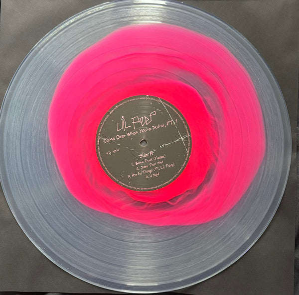 Lil Peep - Come Over When You’re Sober, Pt.1 (2017) - New EP Record 2024 Clear and Pink Vinyl - Cloud Rap / Emo - Shuga Records