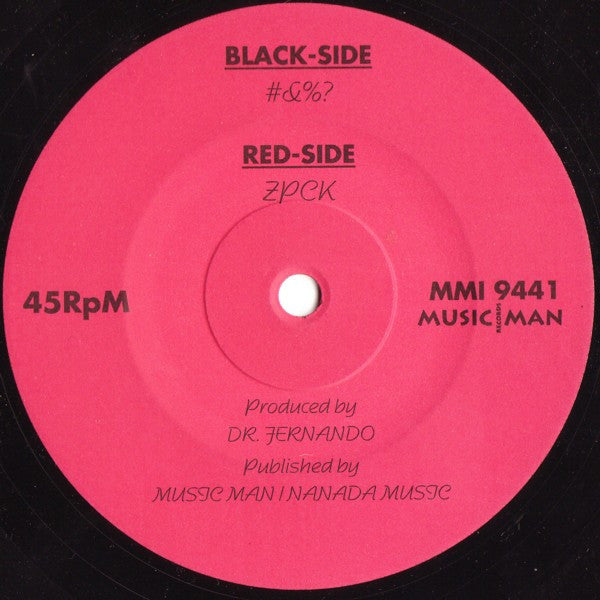 Dr. Fernando! - #&%? - VG 10" Single Record 1993 Music Man Belgium Original Vinyl - Acid / Techno - Shuga Records