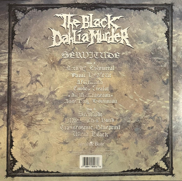 The Black Dahlia Murder - Servitude - Mint- LP Record 2024 Metal Blade Eyesore Exclusive Lost Nobility Vinyl, Numbered, Insert & Download - Death Metal - Shuga Records