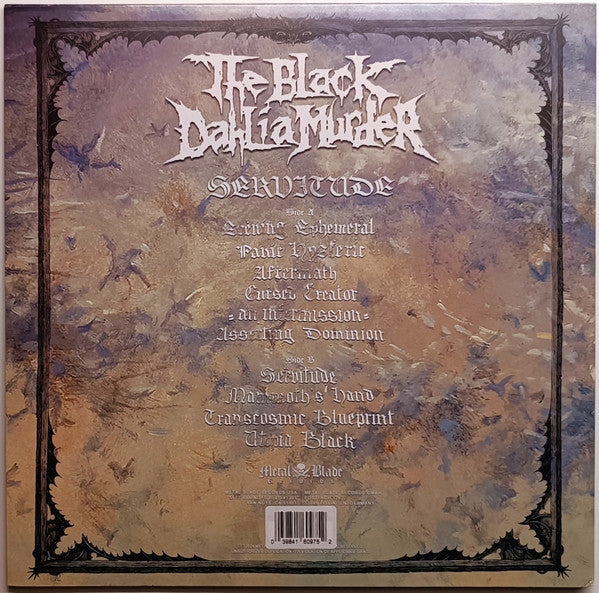 The Black Dahlia Murder - Servitude - Mint- LP Record 2024 Metal Blade Impericon Exclusive Nature's Grain Splatter Vinyl, Numbered, Insert & Download - Shuga Records