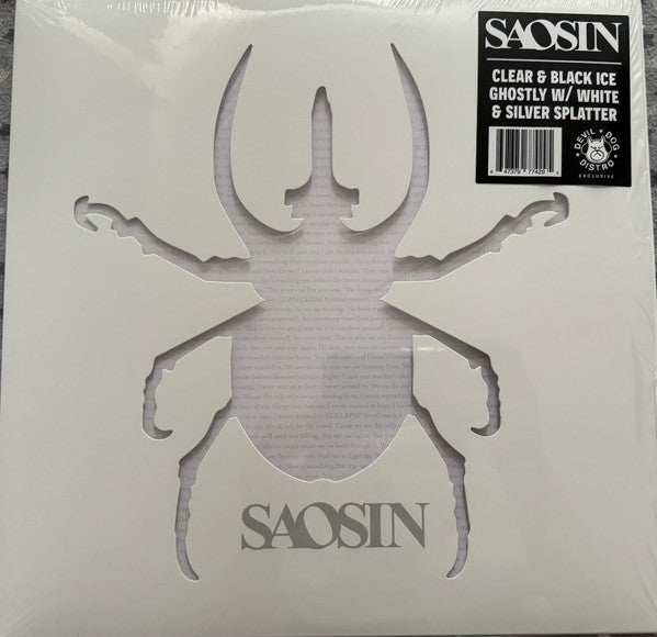 Saosin - Saosin - New LP Record 2025 Capitol Smartpunk UK Clear & Black Ice w/ White & Silver Splatter Vinyl - Indie Rock / Emo - Shuga Records