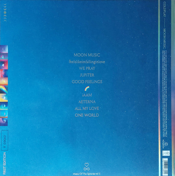Coldplay - Moon Music - New LP Record 2024 Parlophone Barnes & Noble Exclusive Yellow Vinyl, Booklet & Numbered - Pop Rock / Alt-Pop - Shuga Records