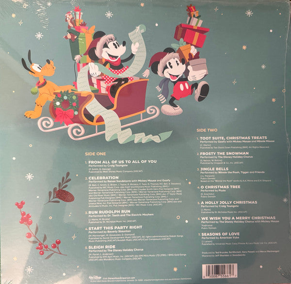 Various - Disney Holiday Celebration (2007) - New LP Record 2024 Walt Disney Target Exclusive Green vinyl - Holiday / Christmas