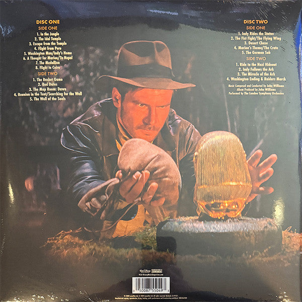 John Williams - Indiana Jones: Raiders Of The Lost Ark (1981) - New 2 LP Record 2024 Walt Disney Lucasfilm 180 gram Vinyl - Soundtrack - Shuga Records
