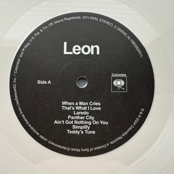 Leon Bridges - Leon - Mint- LP Record 2024 Columbia Target Exclusive Bone Vinyl - Soul / Neo Soul / R&B - Shuga Records