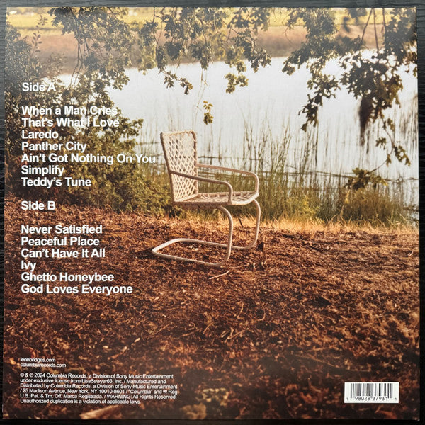Leon Bridges - Leon - Mint- LP Record 2024 Columbia Target Exclusive Bone Vinyl - Soul / Neo Soul / R&B - Shuga Records