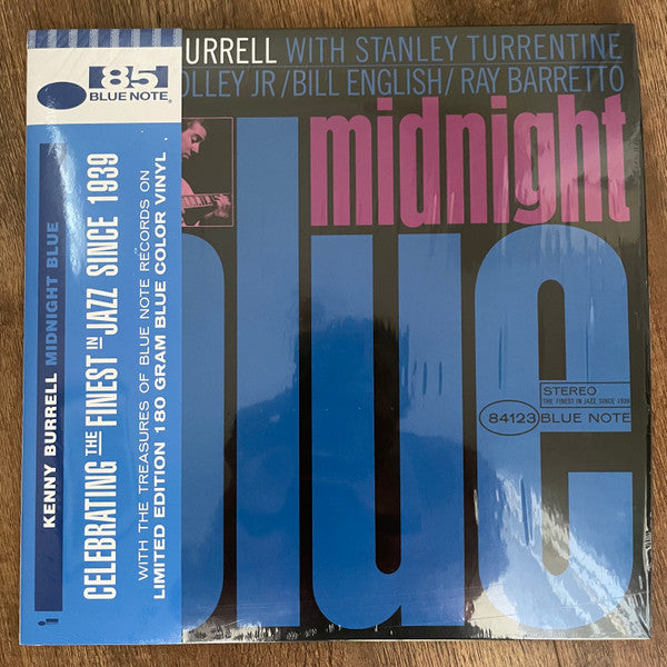 Kenny Burrell - Midnight Blue (1963) - New LP Record 2024 Blue Note 180 gram Blue Vinyl - Soul-Jazz - Shuga Records