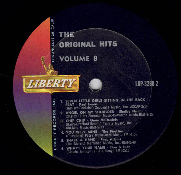 Various - The Original Hits Volume 8 - VG+ LP Record 1963 Liberty