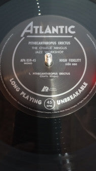 The Charles Mingus Jazz Workshop - Pithecanthropus Erectus (1956) - New 2 LP Record 2024 Atlantic 75 Audiophile Series Mono 180 Gram Vinyl - Jazz / Bop - Shuga Records