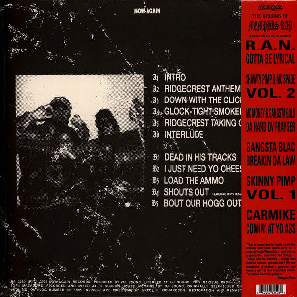 MC Money & Gangsta Gold - Da Hard Ov Frayser (1995) - New LP Record 2024 Now-Again Galaxy Ruby Vinyl, OBI & Booklet - Memphis Rap / Screw / Gangsta - Shuga Records