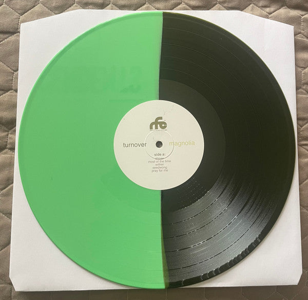 Turnover - Magnolia (2013) - New LP Record 2024 Run For Cover Leafy Green Half and Half Vinyl - Emo / Pop Punk - Shuga Records