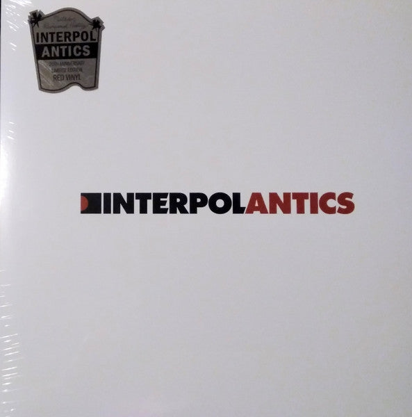 Interpol - Antics (2004) - New LP Record 2024 Matador Red Vinyl - Indie Rock / Post-Punk - Shuga Records