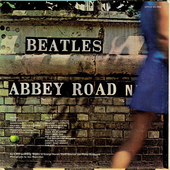 The Beatles - Abbey Road (1969) - VG+ (VG Cover) LP Record 1971 Apple USA Vinyl - Pop Rock / Classic Rock
