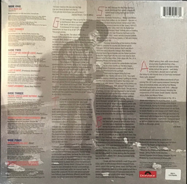 James Brown - In The Jungle Groove (1986) - Mint- LP Record 2024 Polydor Clear Vinyl - Funk / Soul - Shuga Records