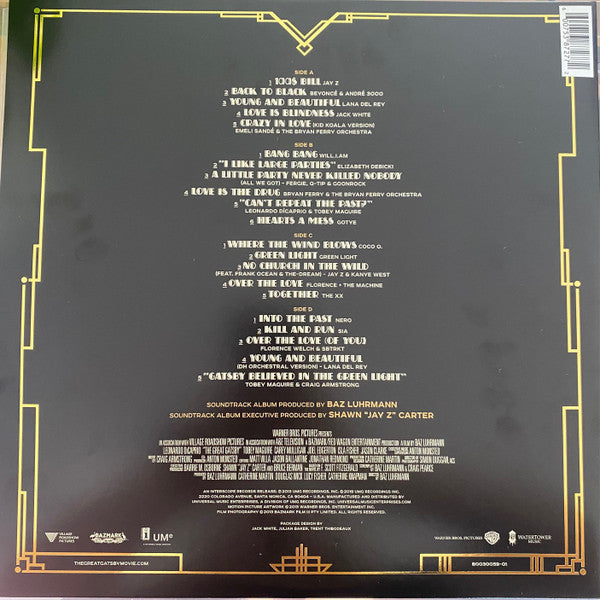 Various - Music From Baz Luhrmann's Film The Great Gatsby (2013) - New 2 LP Record 2024 Interscope Urban Outfitters Exclusive Fluorescent Green Vinyl - Soundtrack - Shuga Records