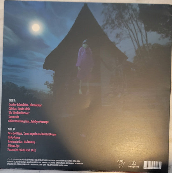 Gorillaz - Cracker Island - Mint- LP Record 2023 Parlophone USA Pink Vinyl & Poster - Pop / Rock / Electronic