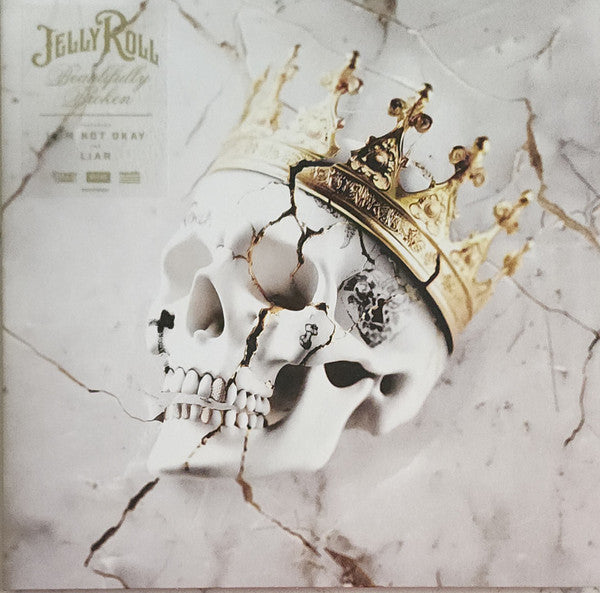Jelly Roll - Beautifully Broken - Mint- LP Record 2024 Republic Stoney Creek USA Black Vinyl - Country - Shuga Records